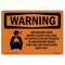 Signmission OSHA Warning Sign, 10" Height, Rigid Plastic, Abandoned Mine Deadly Not Ventilated, Landscape OS-WS-P-1014-L-12453 - alternate 1